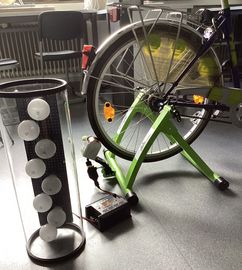 Mit dem Fahrrad Strom erzeugen